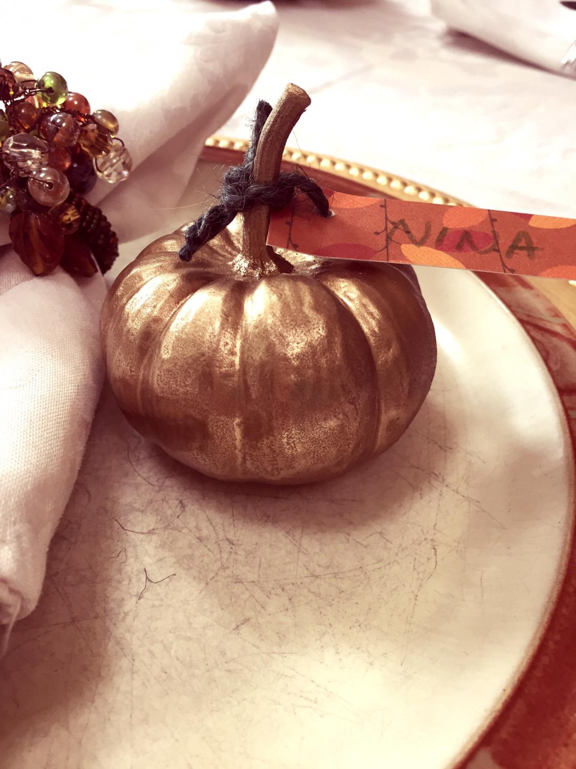 DIY Fall Tablescape- It's Simply Lindsay