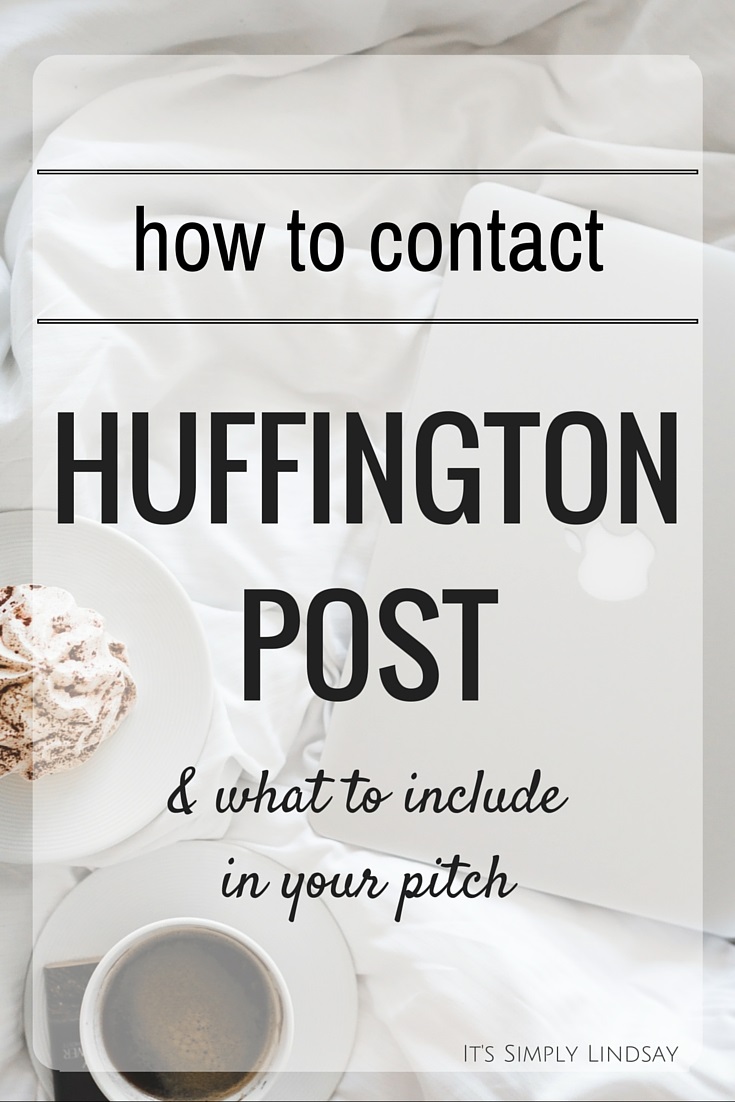 how to contact huffington post it's simply lindsay