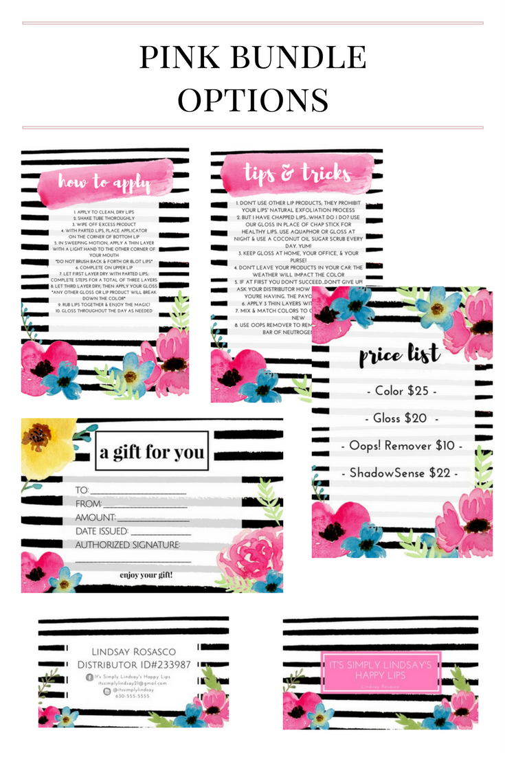 Lipsense Instructions Cards, Free Printables - It's Simply Lindsay