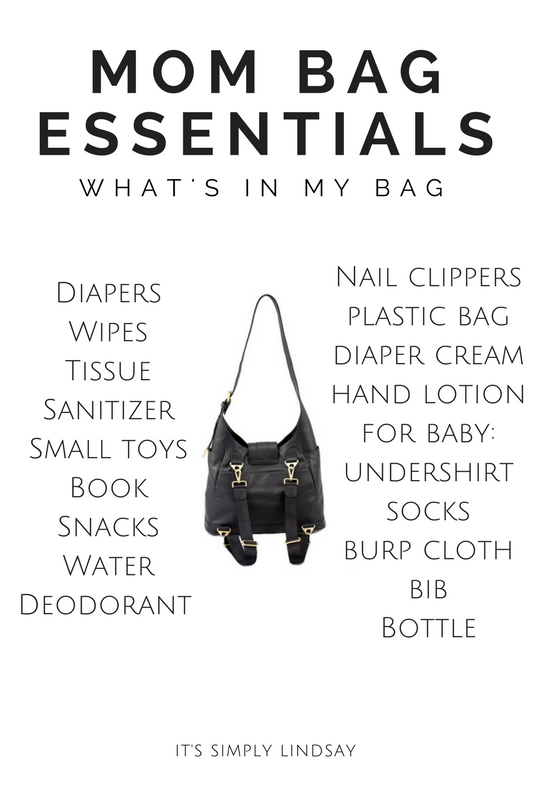 mom bag essentials