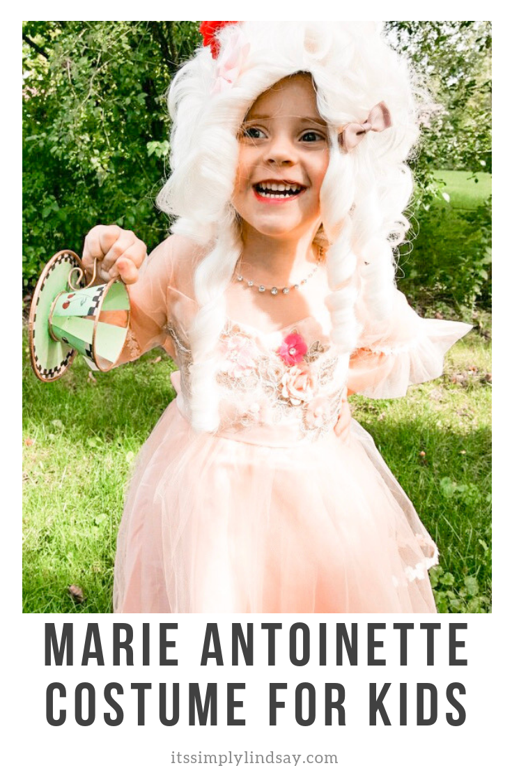 Marie Antoinette costume for kids
